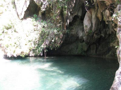 Parc naturel El Pilon Cuba piscine naturelle