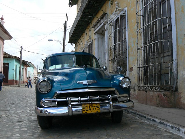Vieille voiture americaine visite de Trinidad