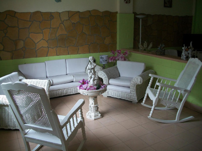 Salon chez l'habitant à Cuba