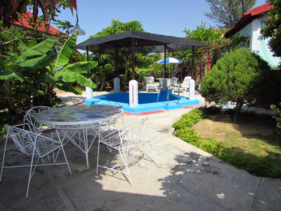 Piscine chez l'habitant à Cuba