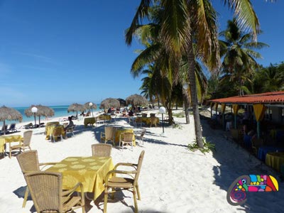 Restaurant sur la plage Cayo Levisa
