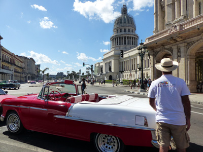 Excursion en vieille américaine à La Havane