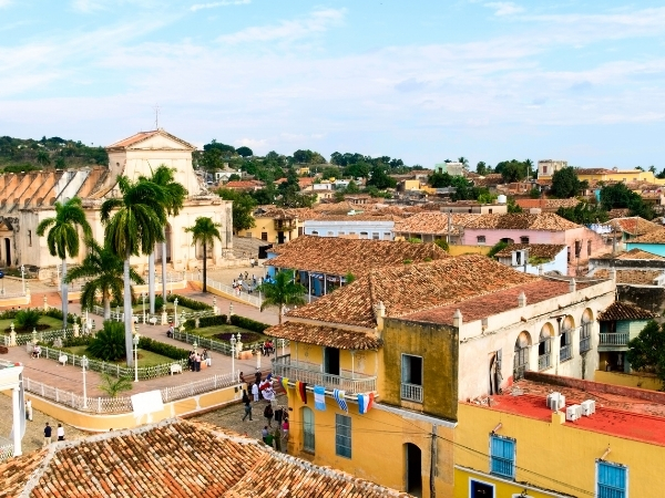 Voyage chez l'habitant à Cuba vue du musee romantico a trinidad cuba