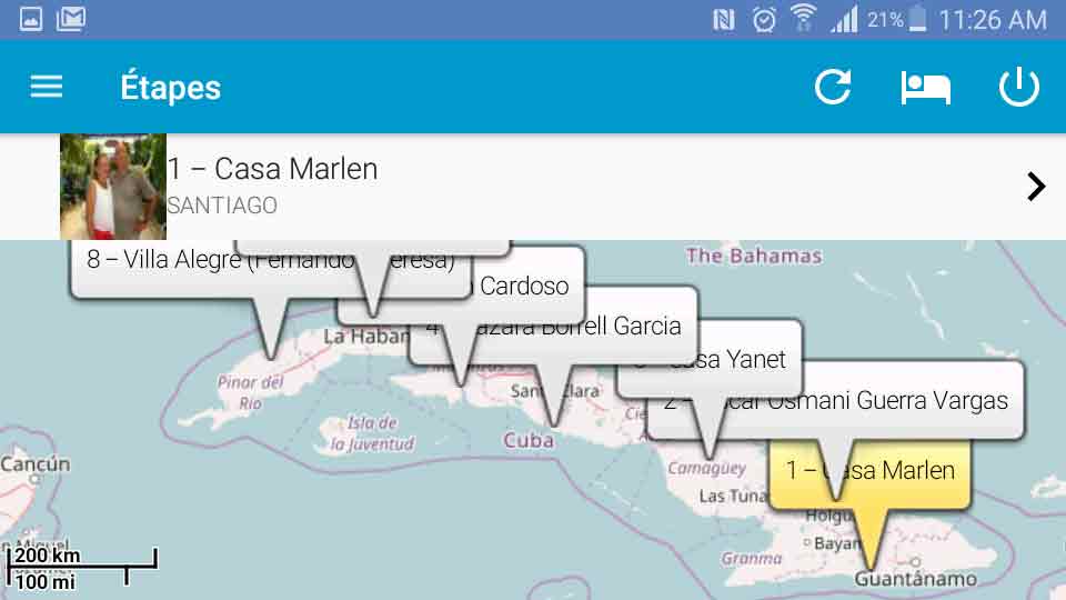 Application smartphone voyage cuba chez l habitant 2