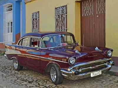 Vieille voiture americaines a Cuba