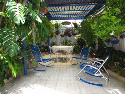 Terrasse chez l'habitant à cuba Terrasse chez l'habitant à Cuba