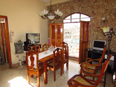Salle à manger chez l'habitant à Cuba Salle à manger chez l'habitant à Cuba