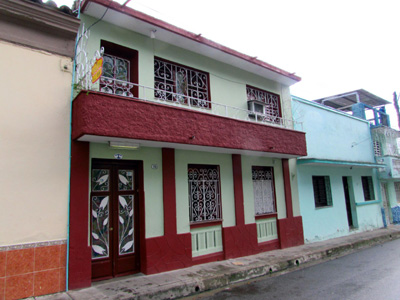 Extérieur d'une casa particular à Cuba Extérieur d'une casa particular à Cuba